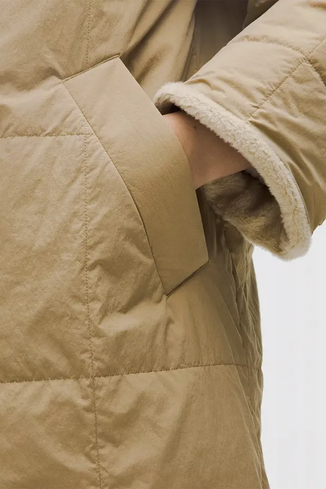 Стеганое пальто с флисовой подкладкой lululemon