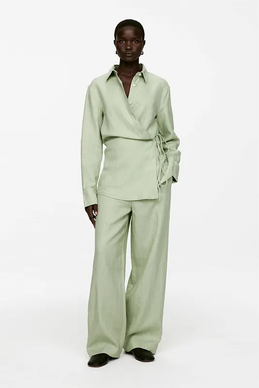 Льняные брюки