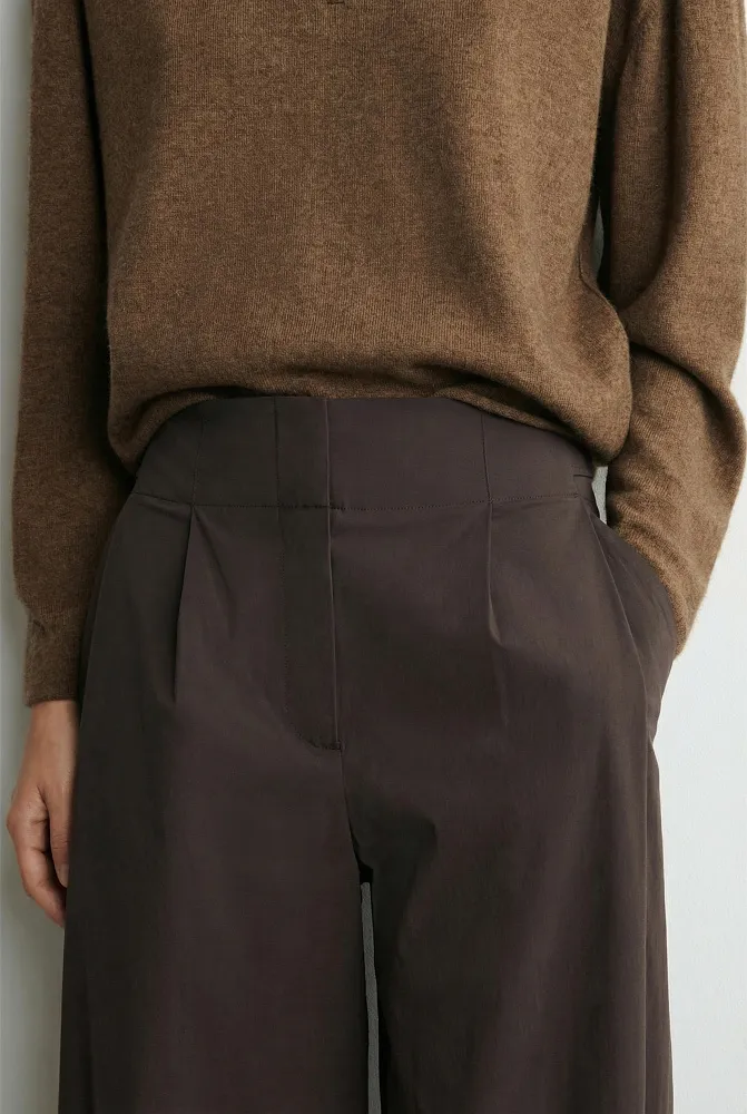 Хлопковые брюки-бочки COS