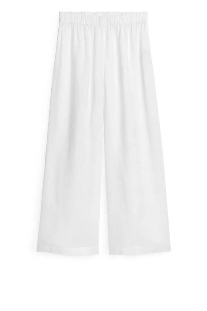 Широкие льняные брюки ARKET