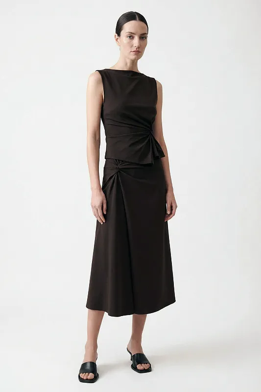 Трикотажный топ с крученым элементом COS Трикотажный топ с крученым элементом COS