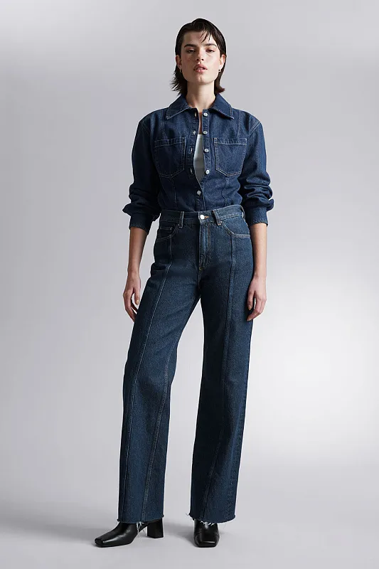 Джинсы прямые