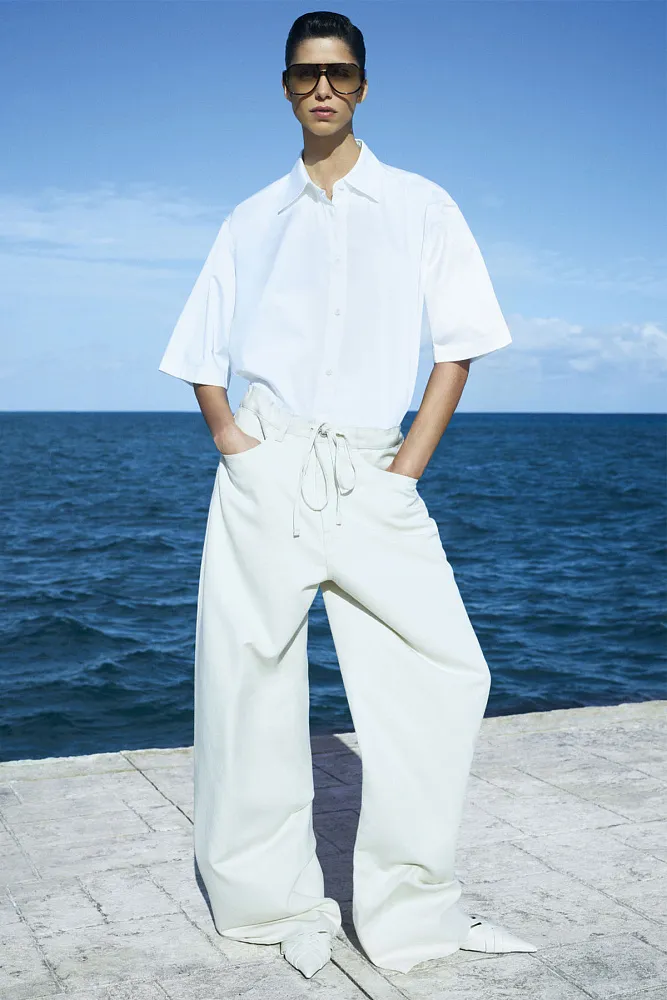 Широкие брюки на кулиске COS