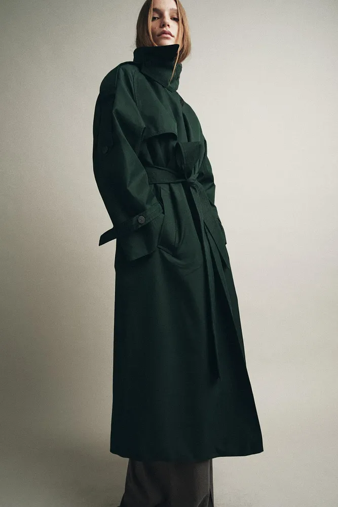 Водоотталкивающий тренч ZARA