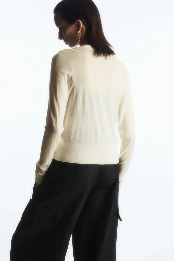 Кардиган из шерсти мериноса COS