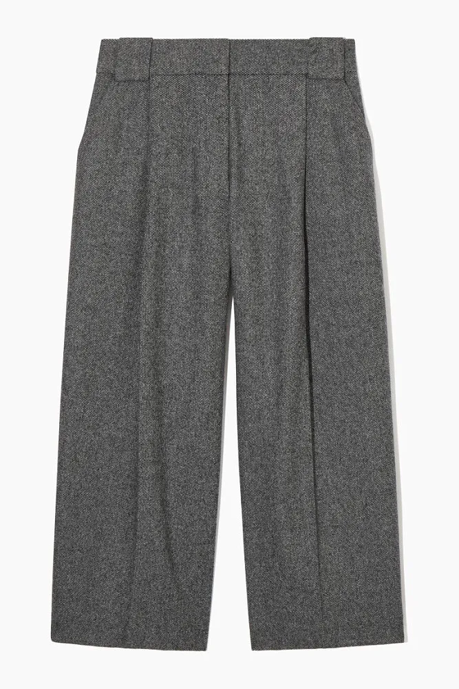 Кюлоты из шерсти и фланели COS