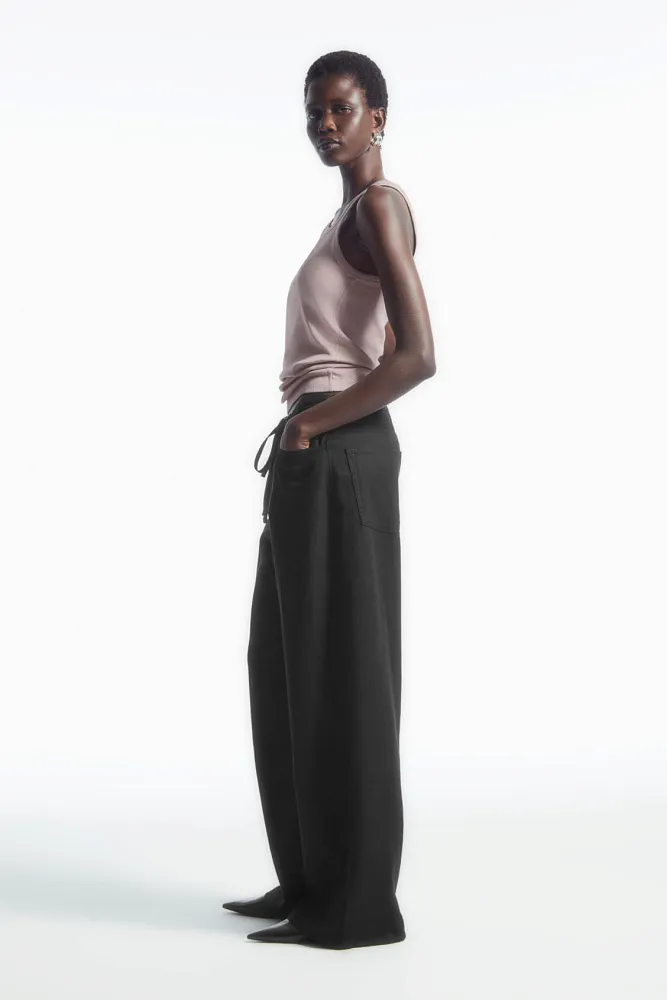 Майка в рубчик COS