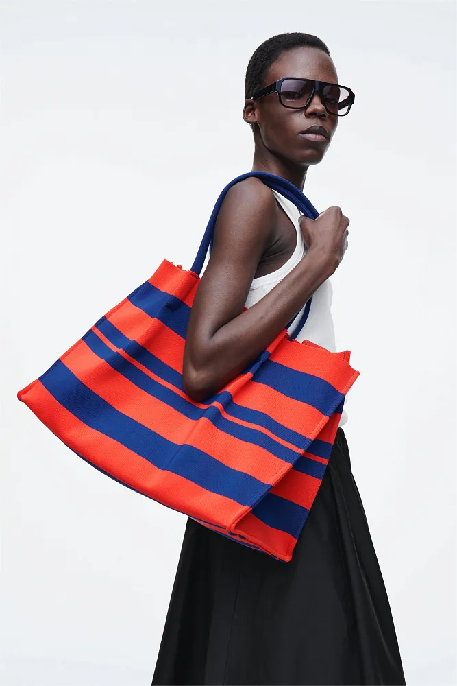Полосатая сумка-тоут COS
