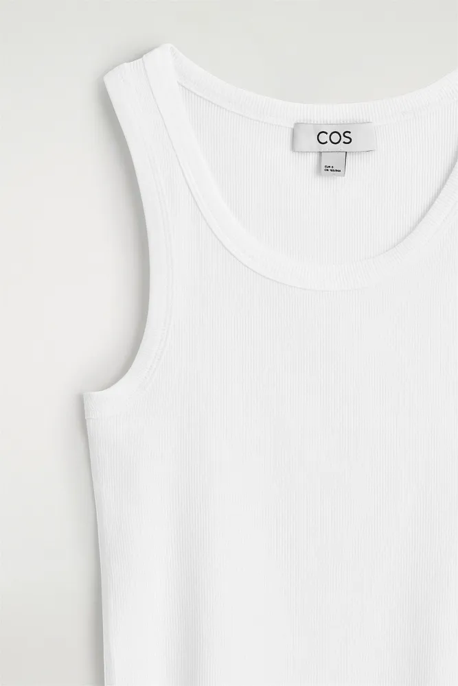 Майка в рубчик COS