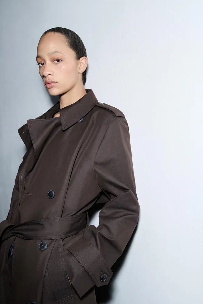 Водоотталкивающий тренч ZARA