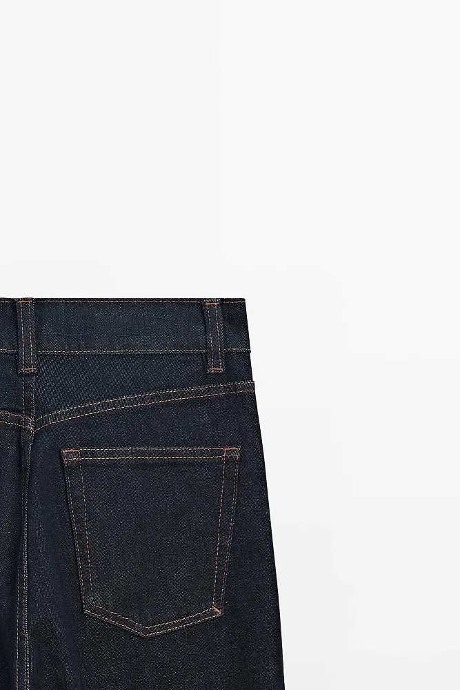 Джинсы Skinny flare с высокой посадкой MASSIMO DUTTI