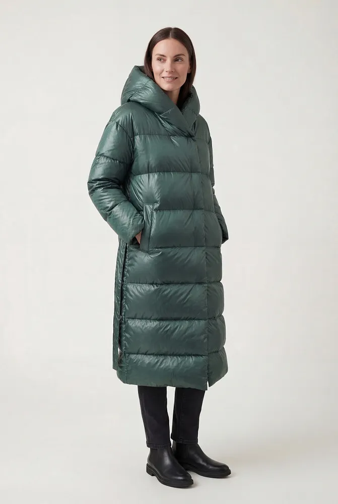 Длинный пуховик lululemon