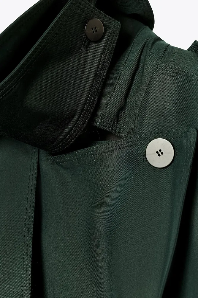 Водоотталкивающий тренч ZARA