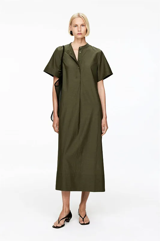 Платье из купро и хлопка