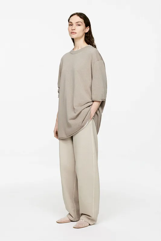 Футболка из льна и хлопка ARKET Футболка из льна и хлопка ARKET