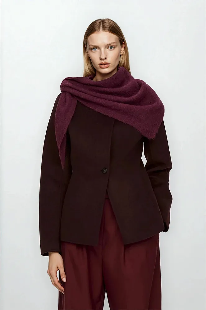 Шарф из смеси альпаки и шерсти ARKET