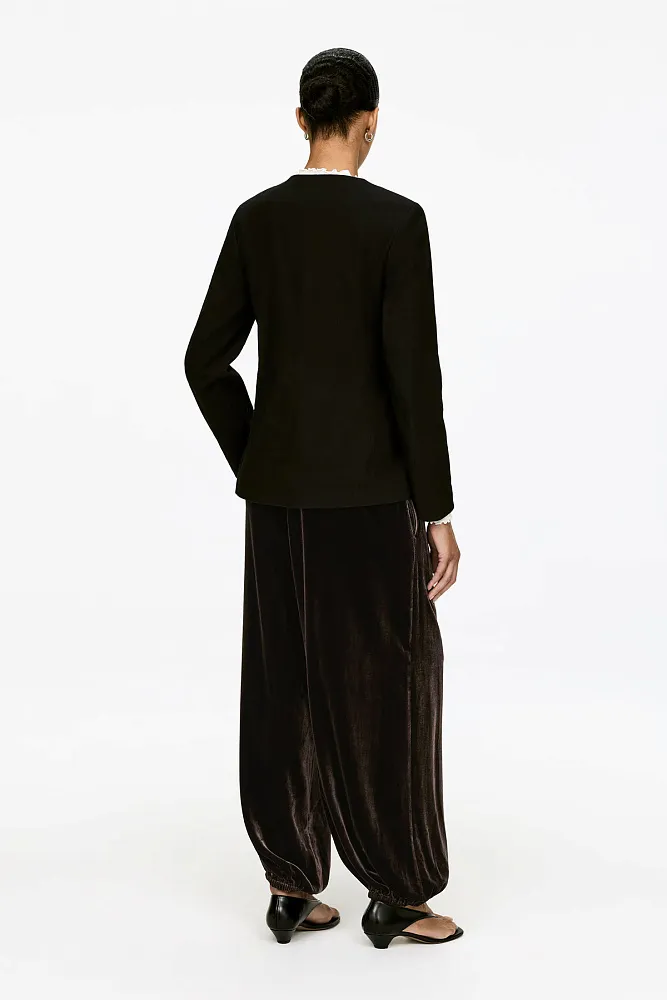 Струящиеся бархатные брюки ARKET