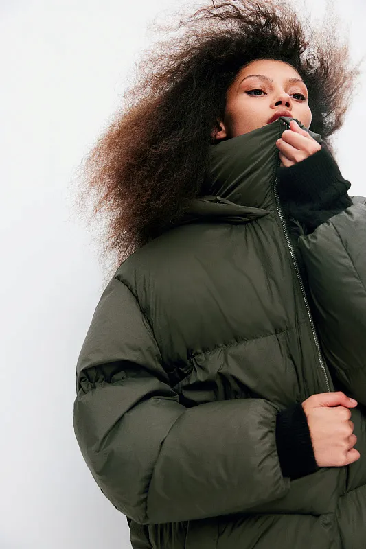 Пуховик oversize H&M Premium Selection   Пуховик oversize H&M Premium Selection
