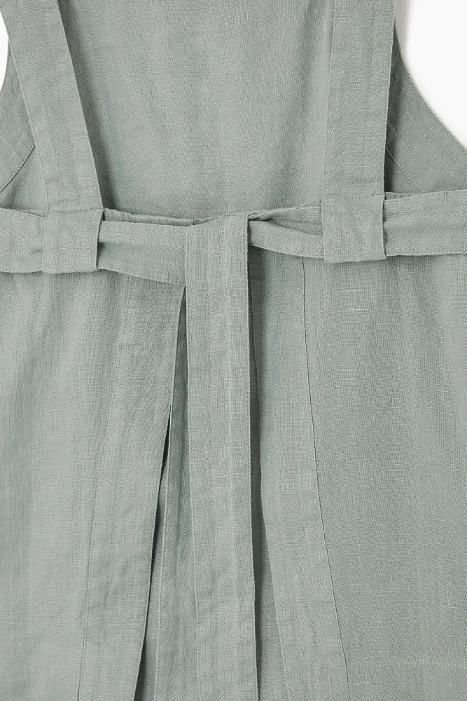 Льняной топ с завязками на спине COS