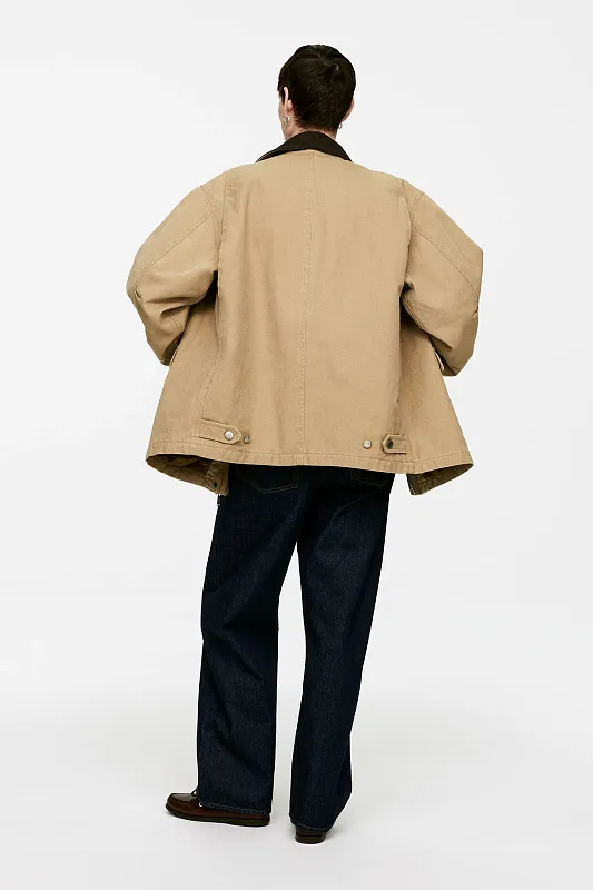 Куртка из парусины на подкладке ARKET Куртка из парусины на подкладке ARKET