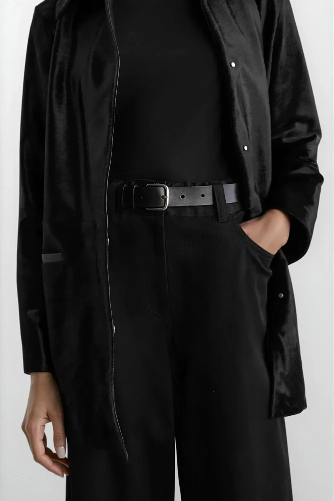 Широкие хлопковые брюки COS