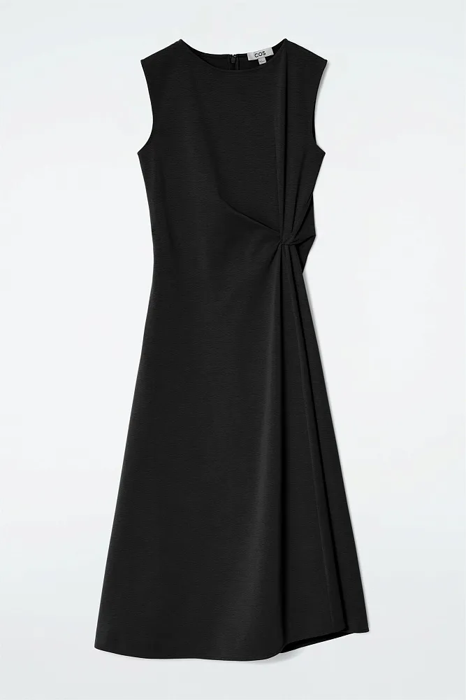 Платье-миди с кручеными деталями COS