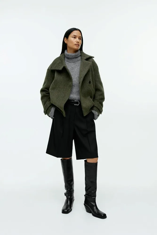 Полупальто из смесовой шерсти ARKET