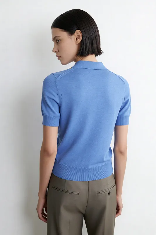 Джемпер-поло из смеси шерсти COS Джемпер-поло из смеси шерсти COS