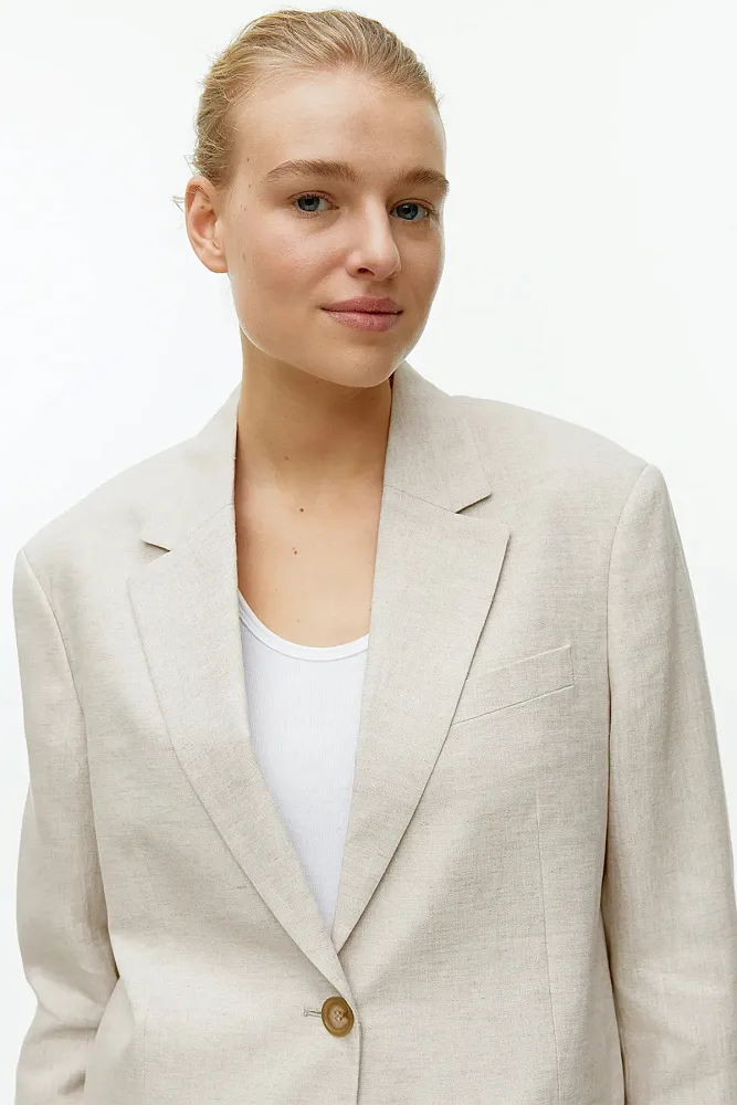 Пиджак льняной ARKET