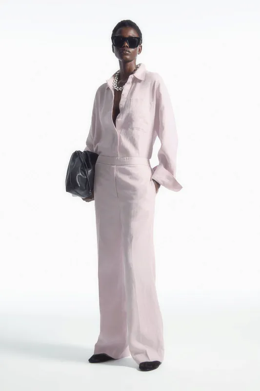 Прямые льняные брюки COS Прямые льняные брюки COS