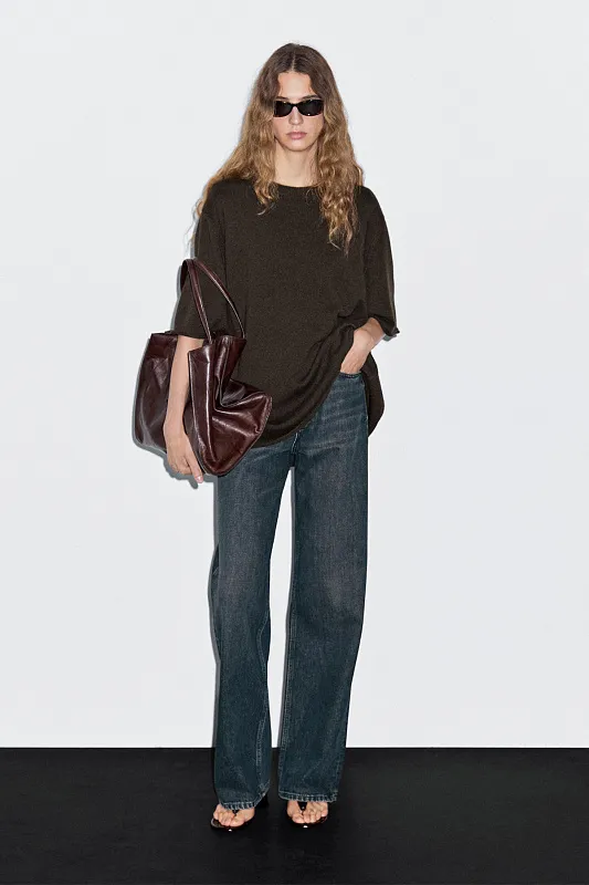 Свободный джемпер из 100% кашемира