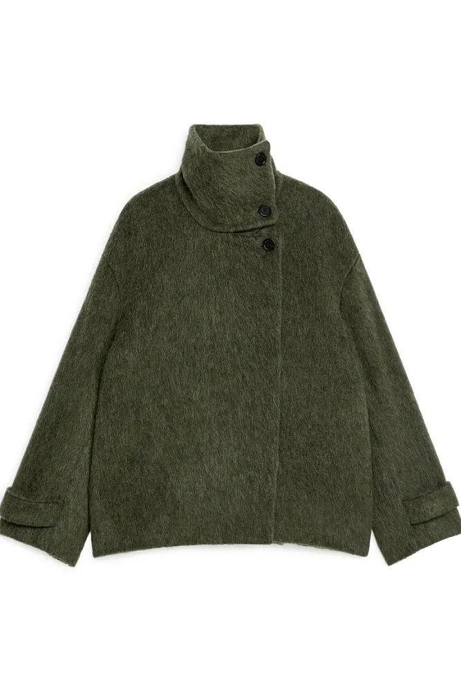 Полупальто из смесовой шерсти ARKET