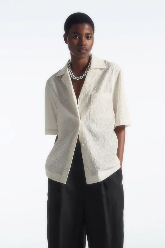 Рубашка из сирсакера