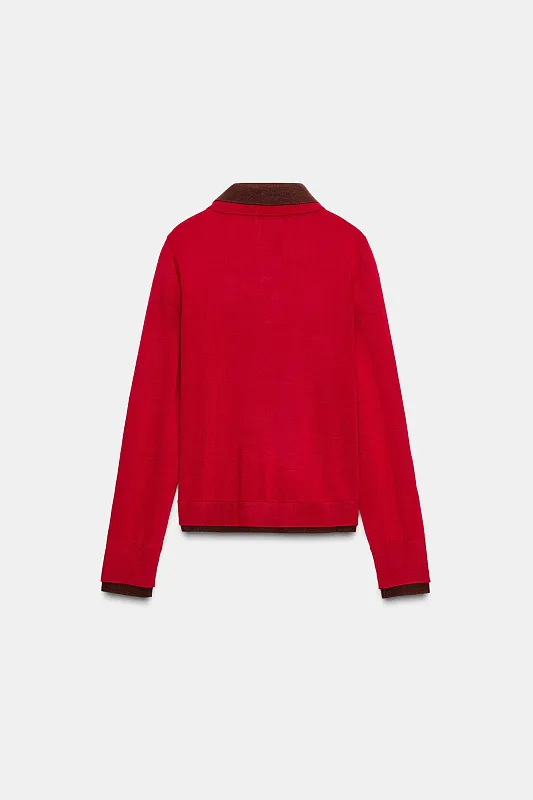 Джемпер-поло ZARA Джемпер-поло ZARA