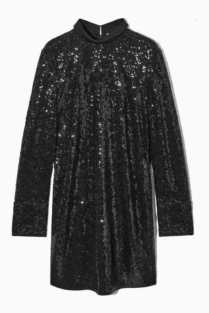 Платье-мини с пайетками COS