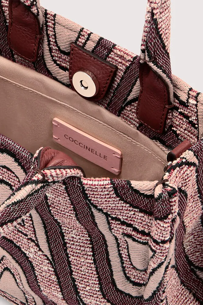 Жаккардовая сумка Small COCCINELLE