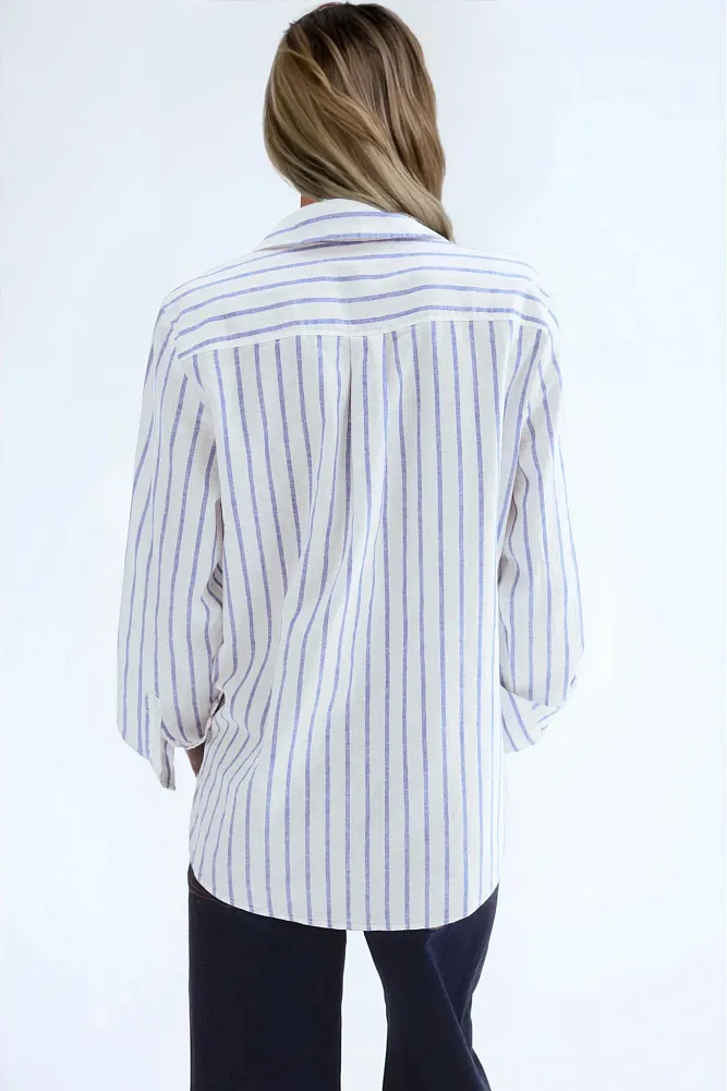 Рубашка из льняной смеси H&M Premium Selection