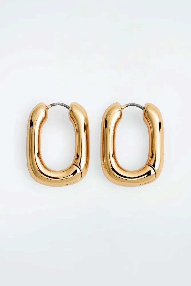 Массивные серьги-кольца COS