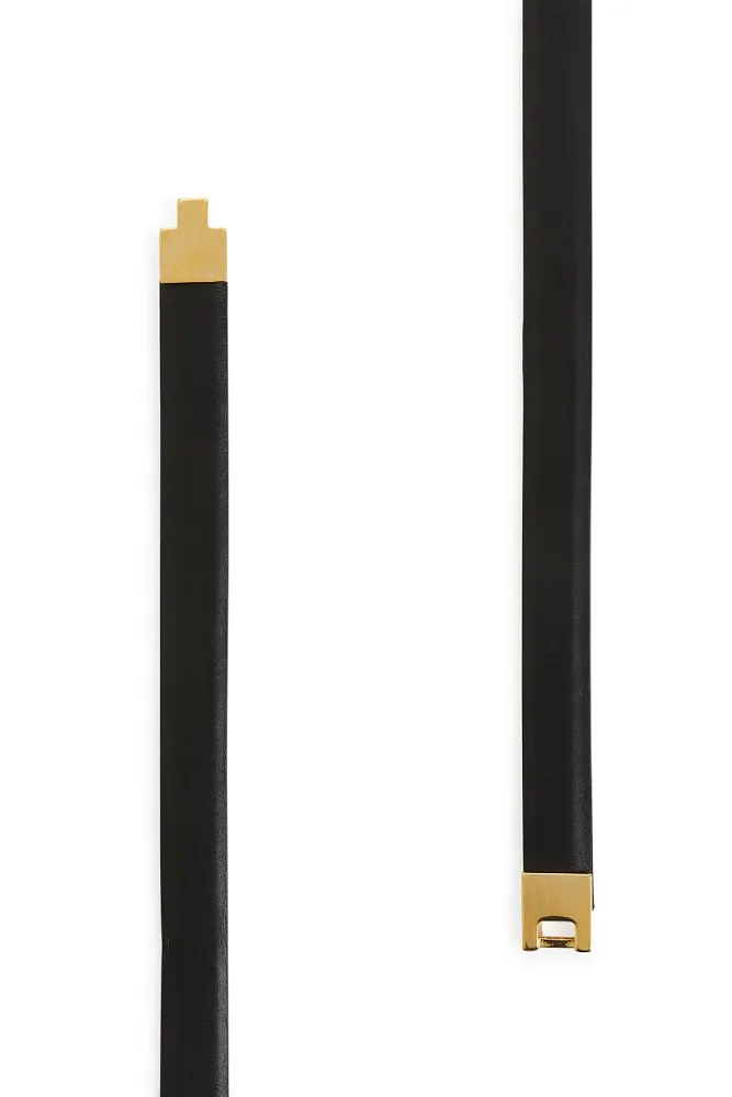 Кожаный ремень с пряжкой ARKET