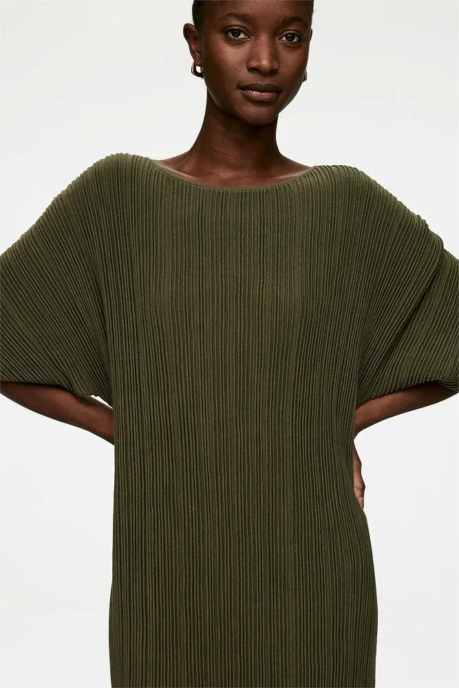 Платье с эффектом кринкл ARKET