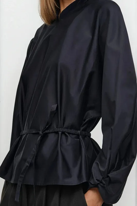 Блуза с баской и кулиской COS Блуза с баской и кулиской COS