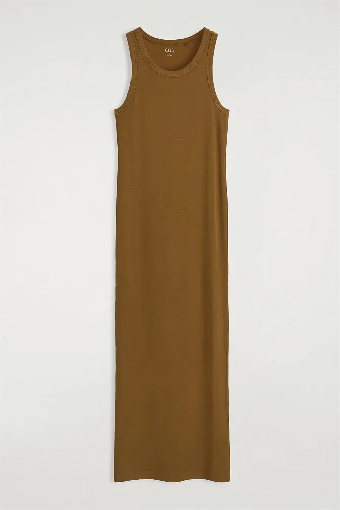 Платье-майка в рубчик COS
