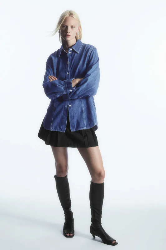 Джинсовая рубашка oversize COS   Джинсовая рубашка oversize COS