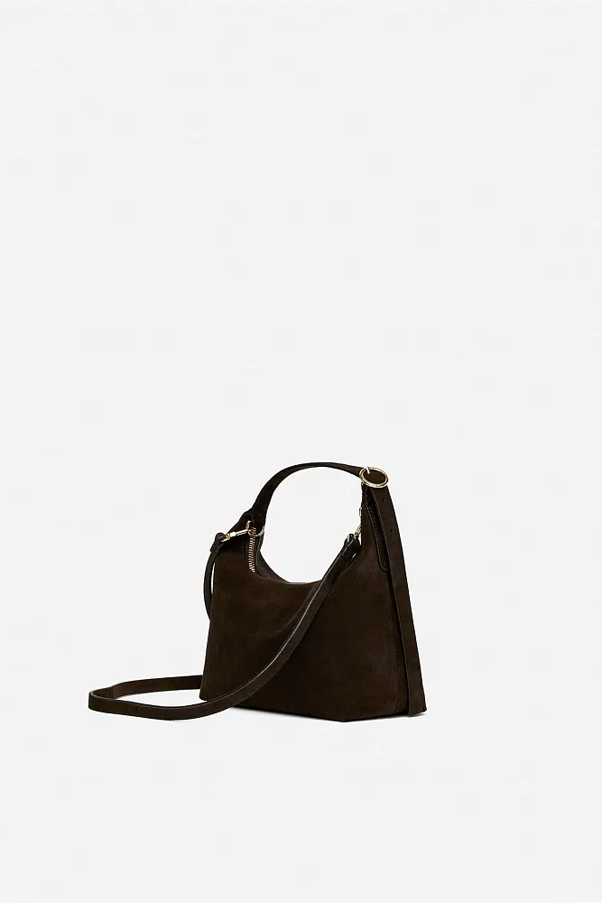 Замшевая сумка ARKET