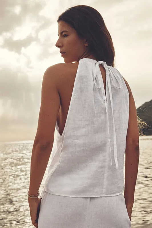 Льняные брюки палаццо ZARA Льняные брюки палаццо ZARA