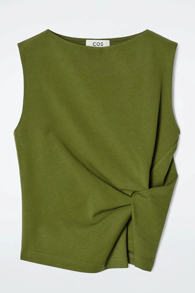 Топ с кручеными деталями COS