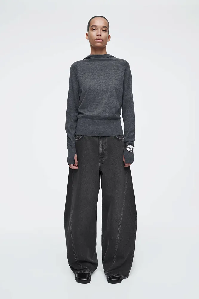 Худи из мериносовой шерсти COS