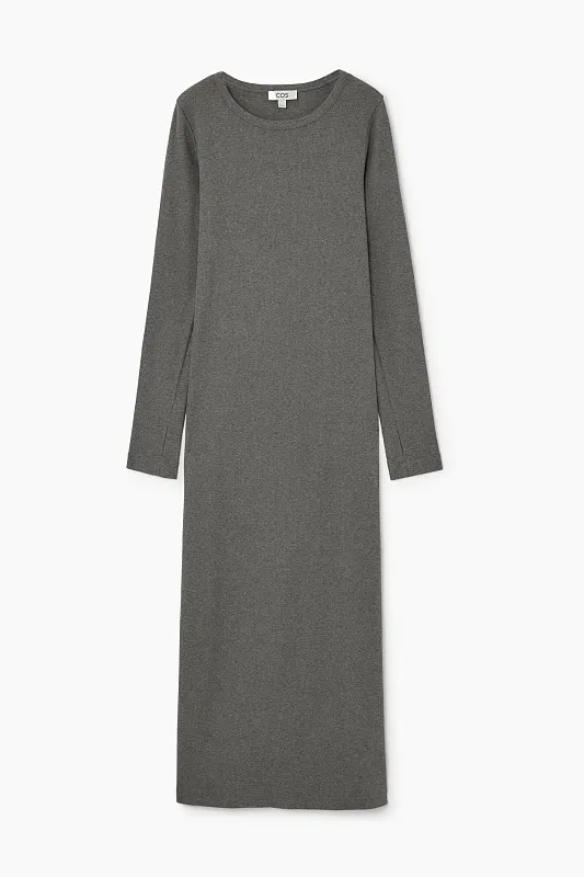 Платье миди в рубчик COS Платье миди в рубчик COS