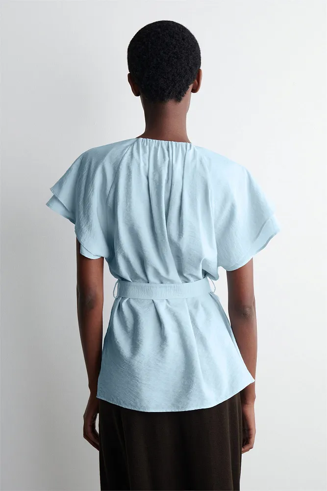 Многослойная блуза с поясом COS