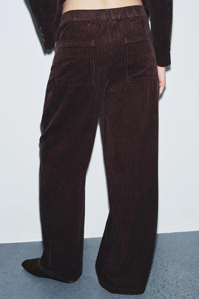 Вельветовые брюки ZARA